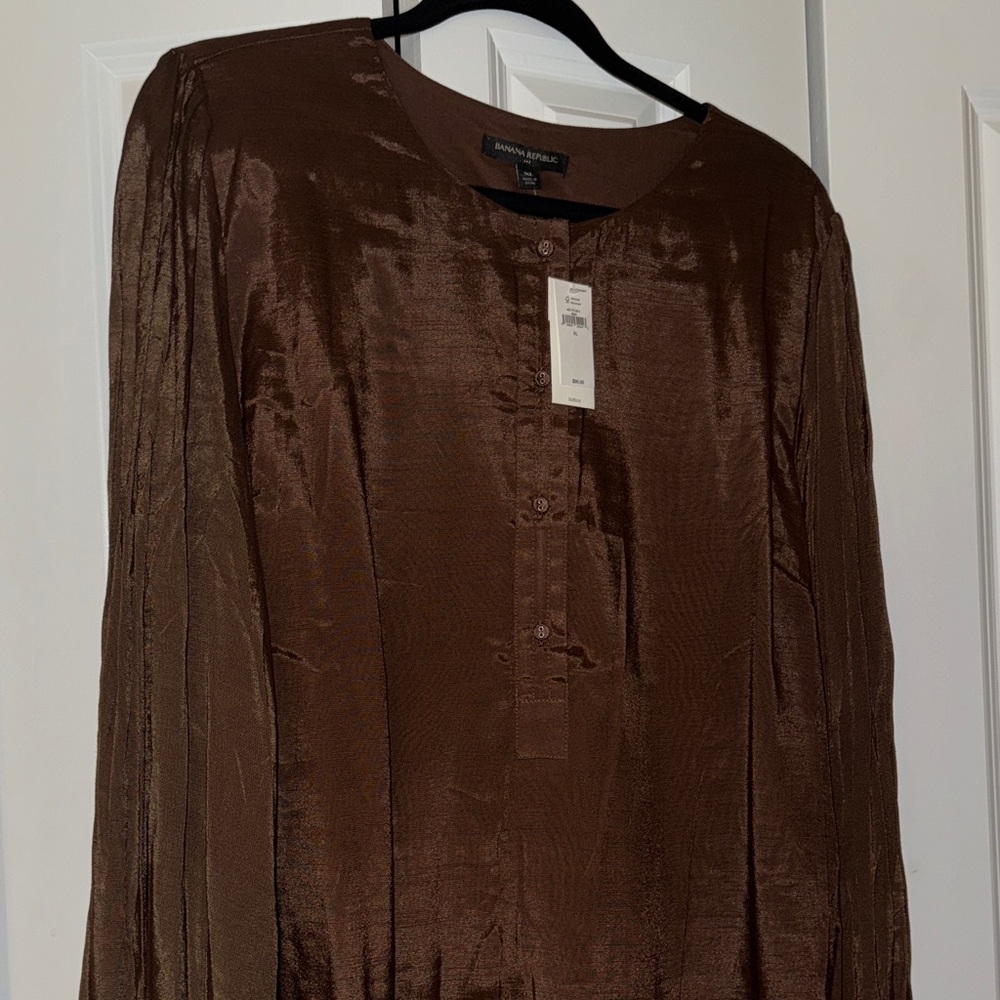 Banana Republic Dark Brown Tunic Dress